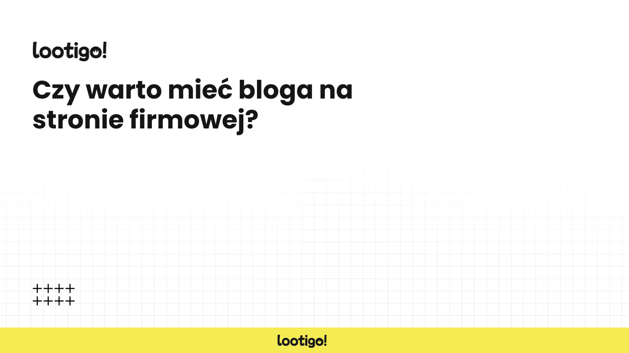Czy warto mieć bloga na stronie firmowej?